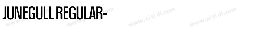 JUNEGULL REGULAR字体转换